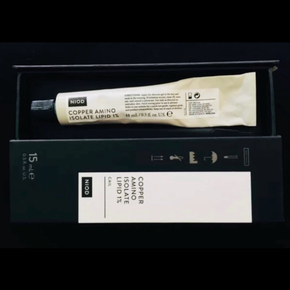 Niod Copper Amino Isolate Lipid 1% -USED - Expires 5/25